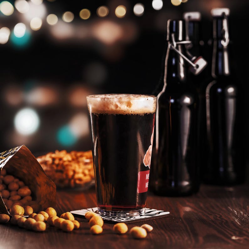 Pint-Glas mit Wutfranke Olli – Mei Bier. Mei Ruh.