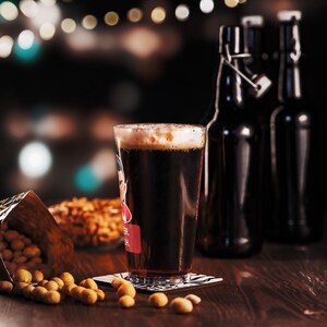 Pint-Glas mit Wutfranke Olli – Mei Bier. Mei Ruh.