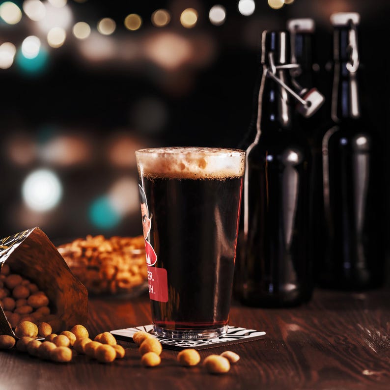 Pint-Glas mit Wutfranke Olli – Mei Bier. Mei Ruh.