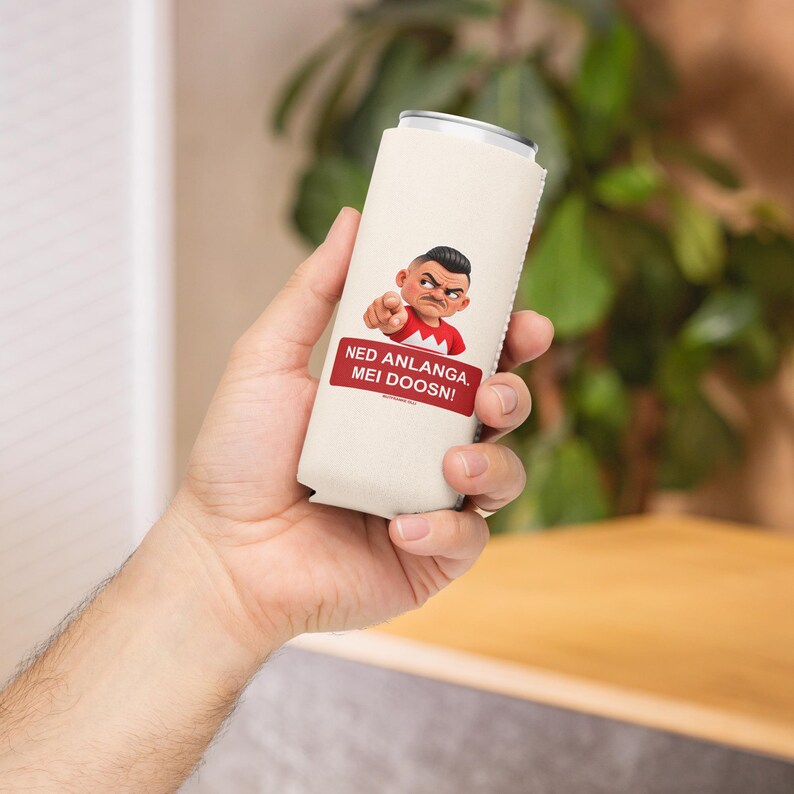 Dosenhalter mit Wutfranke Olli – Mei Doosn!