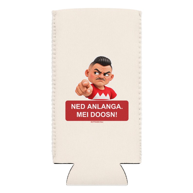 Dosenhalter mit Wutfranke Olli – Mei Doosn!