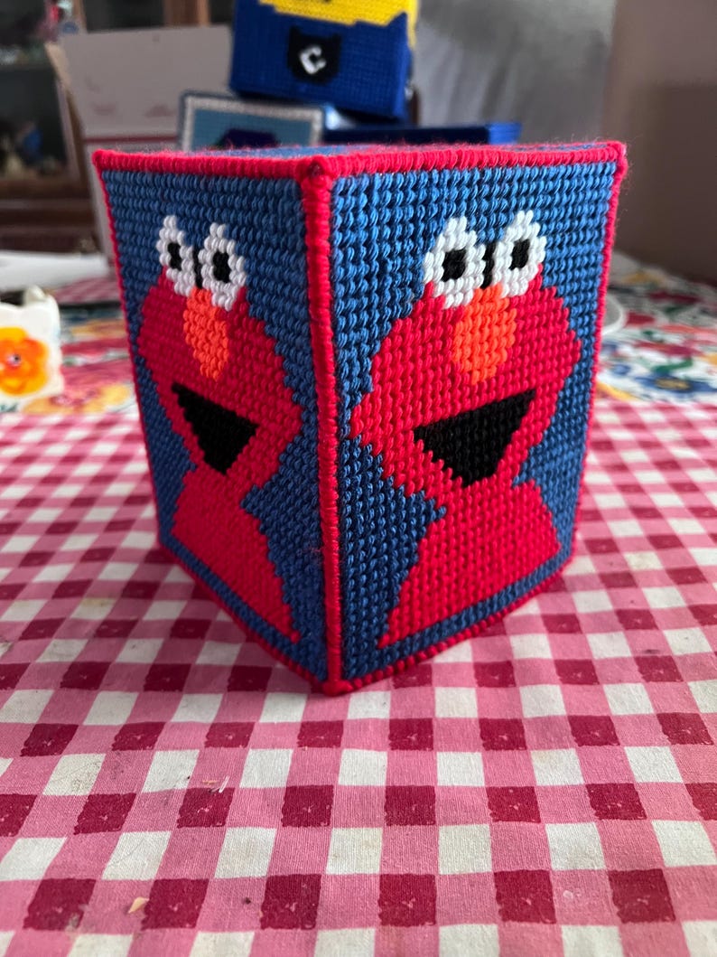 Elmo Tissue Box - Etsy