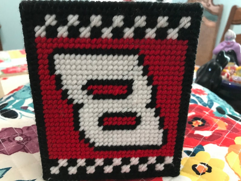 Nascar Dale Jr Tissue Box Needlepoint Sewing Needlecraft Itreen Com