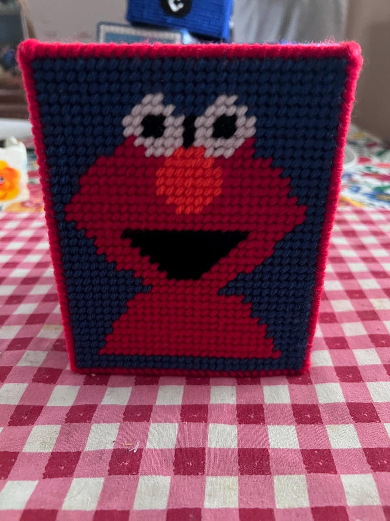 Elmo Tissue Box - Etsy