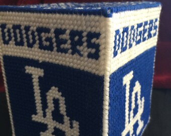 Dodgers tissue box holder