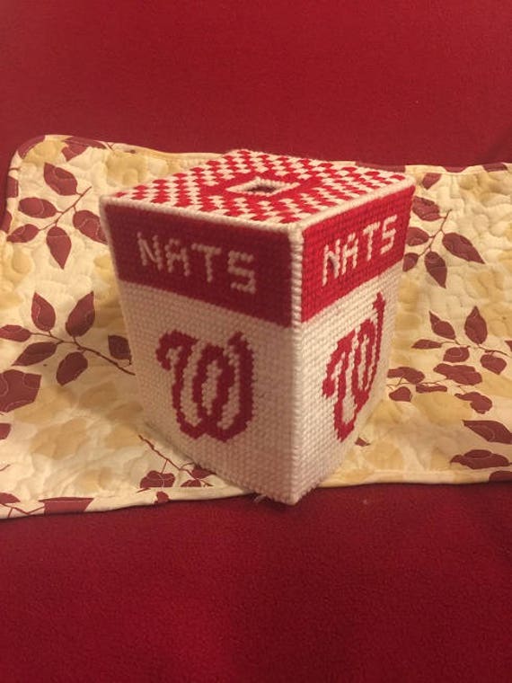 Washington Nationals Baseball Sofa Couch Tissue Box Cover With Little Pillows Washington Nationals Baseball Sofa Couch Tissue Box Cover With Little Pillows