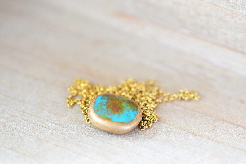 Turquoise Stone Anniversary Gift Turquoise Coin Layering Necklace Gift for Bride Everyday Necklace December Birthstone