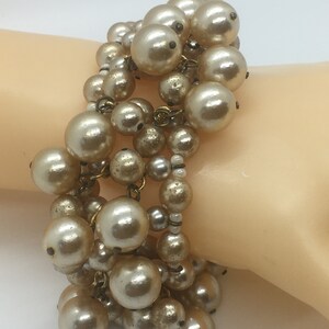 One of a kind gift idea! Great Gift Idea Stunning Loaded Pearls "Cha-Cha"  Bracelet Absolutely Stunning Brilliant Showstopper!