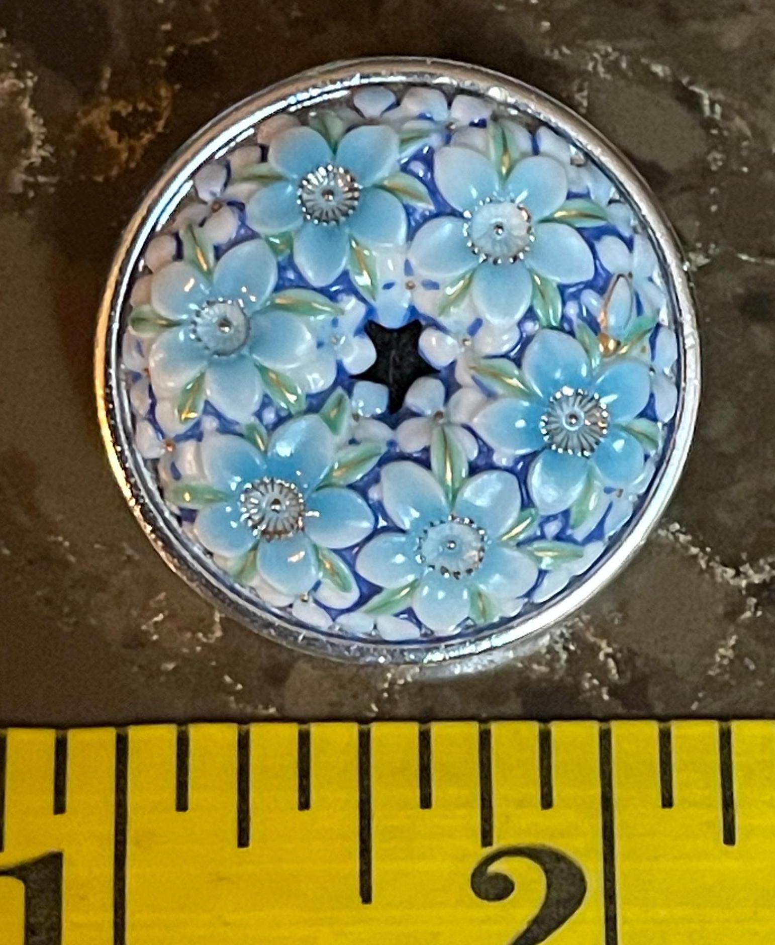 Vtg Toshikane Floral Motif Brooch Japan MCM Pin Great Gift