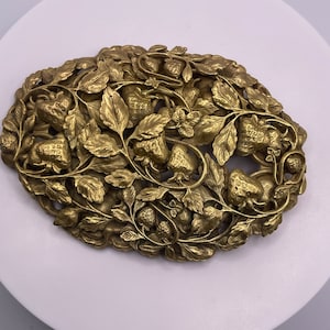 Great Gift Idea Extraordinary Miriam Haskell FIGURAL FLORAL Brooch Pin Perfect for all Seasons! Perfect for the Miriam Haskell Collector