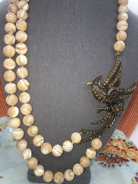 AMAZING HEIDI DAUS Two-Strand Brilliant Agate Poli