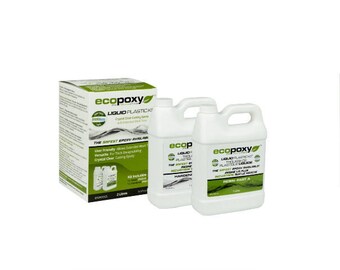 EcoPoxy Liquid Plastic 2 Lt, Encapsulating, Casting Epoxy, Molding, Safest Greenest, Eco-friendly, Casting Resin, Epoxy Resin