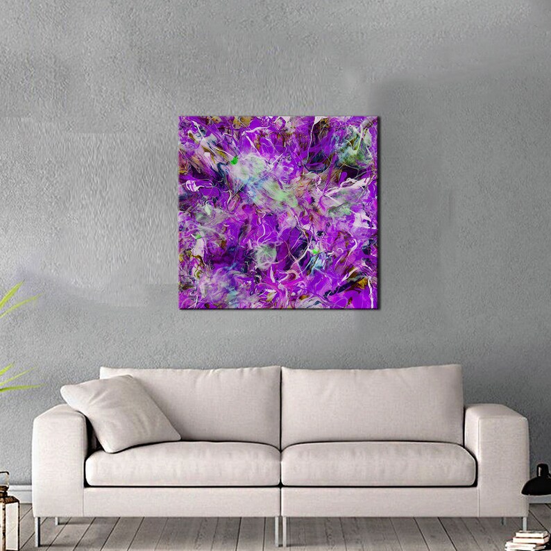 Large Canvas Art Print Epoxy Resin Art Print Extra Large Etsy