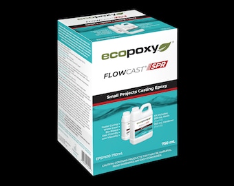 Molding and casting epoxy resin for small projects. FlowCast SPR by EcoPoxy