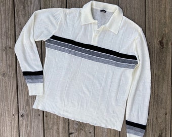1960s Paolo Ricci mens sweater, Made in Korea sweater