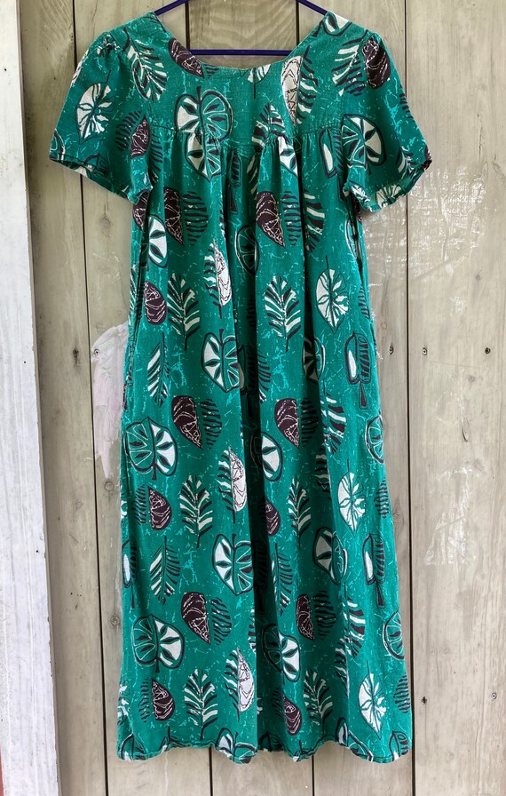 Vintage dress | 1990s tropical print cotton dress… - image 4