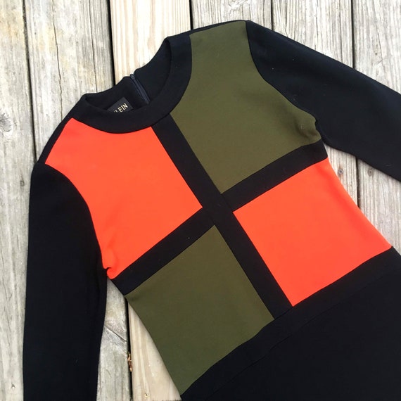 Vintage dress | 90s color block dress, vintage co… - image 2