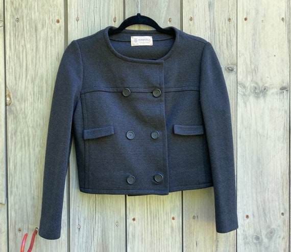 1960s wool suit coat, Kimberly suit coat, mod wool ja… - Gem