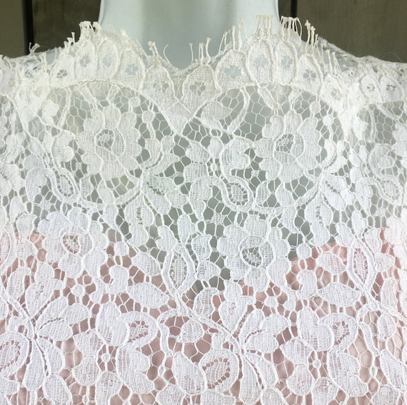 Vintage dress | 1960s lace dress, midcentury part… - image 8