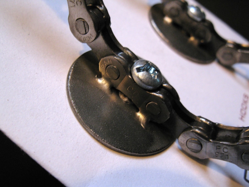 Bicycle Chain Wall or Coat Hooks 2 Pack Etsy