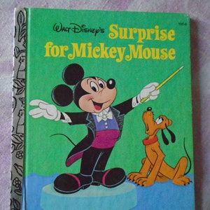 Four Vintage Little Golden Books, Children&#39;s Books, 3 Walt Disney Titles, and Scuffy the Little Tugboat, Kids Stories