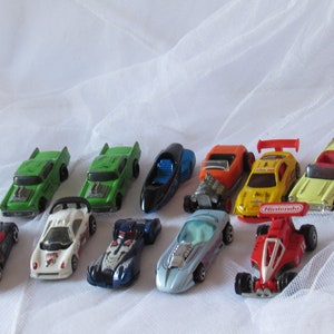 One in Hong Kong Vintage Mattel Hot Wheels China Die Cast From 1970s And 1980s 17 Vehicles Used/Played With Made in Malaysia