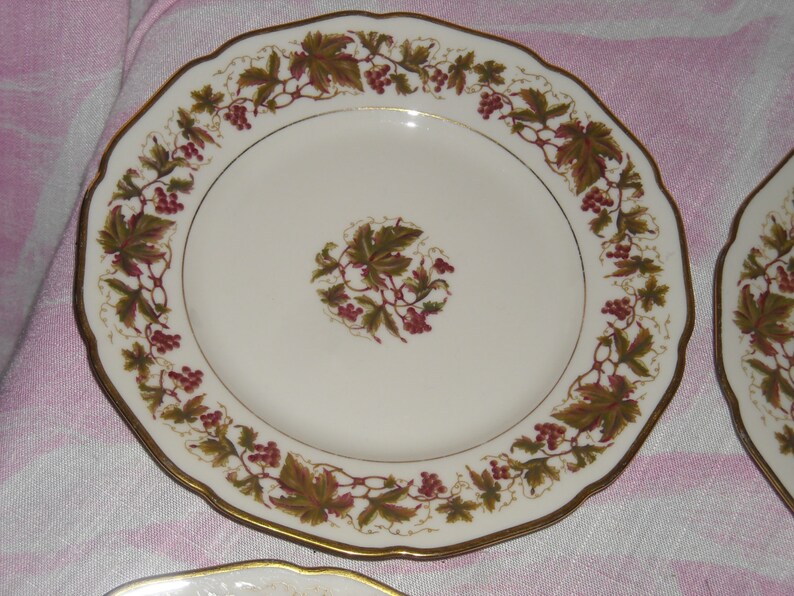 Lot of Four Vintage Royal York China Plates Hohenberg Etsy
