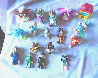 Vintage Happy Meal Giveaways, 1990s and Some 1980s, Furbys, Raisin Guy, Cabbage Patch, and More