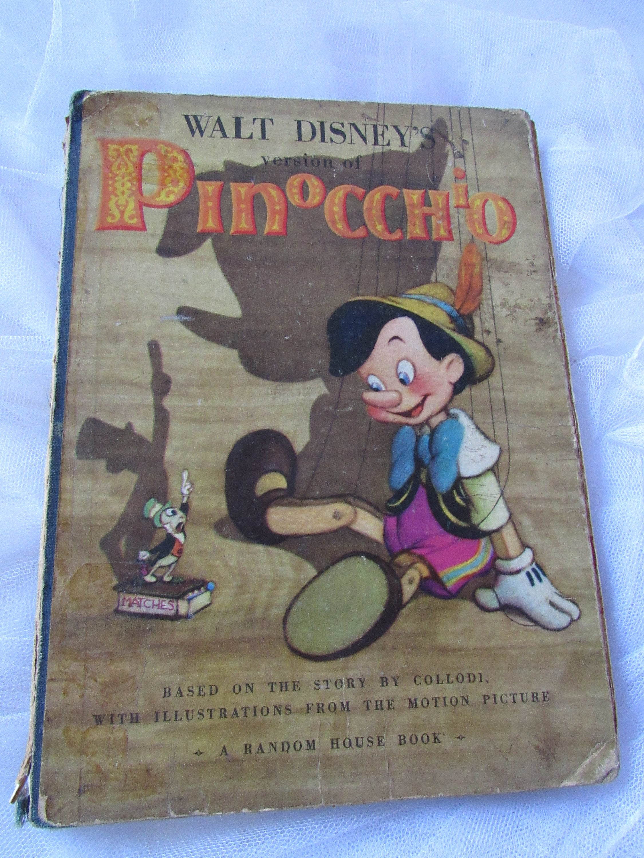 Vintage, Childrens Book, 1939 4th Printing, Walt Disney