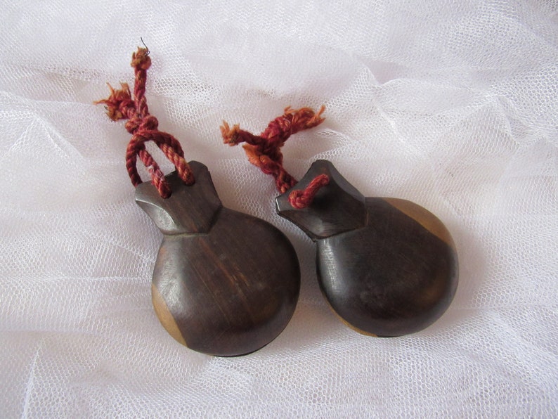 Vintage Professional Wood Flamenco Dancers Etsy