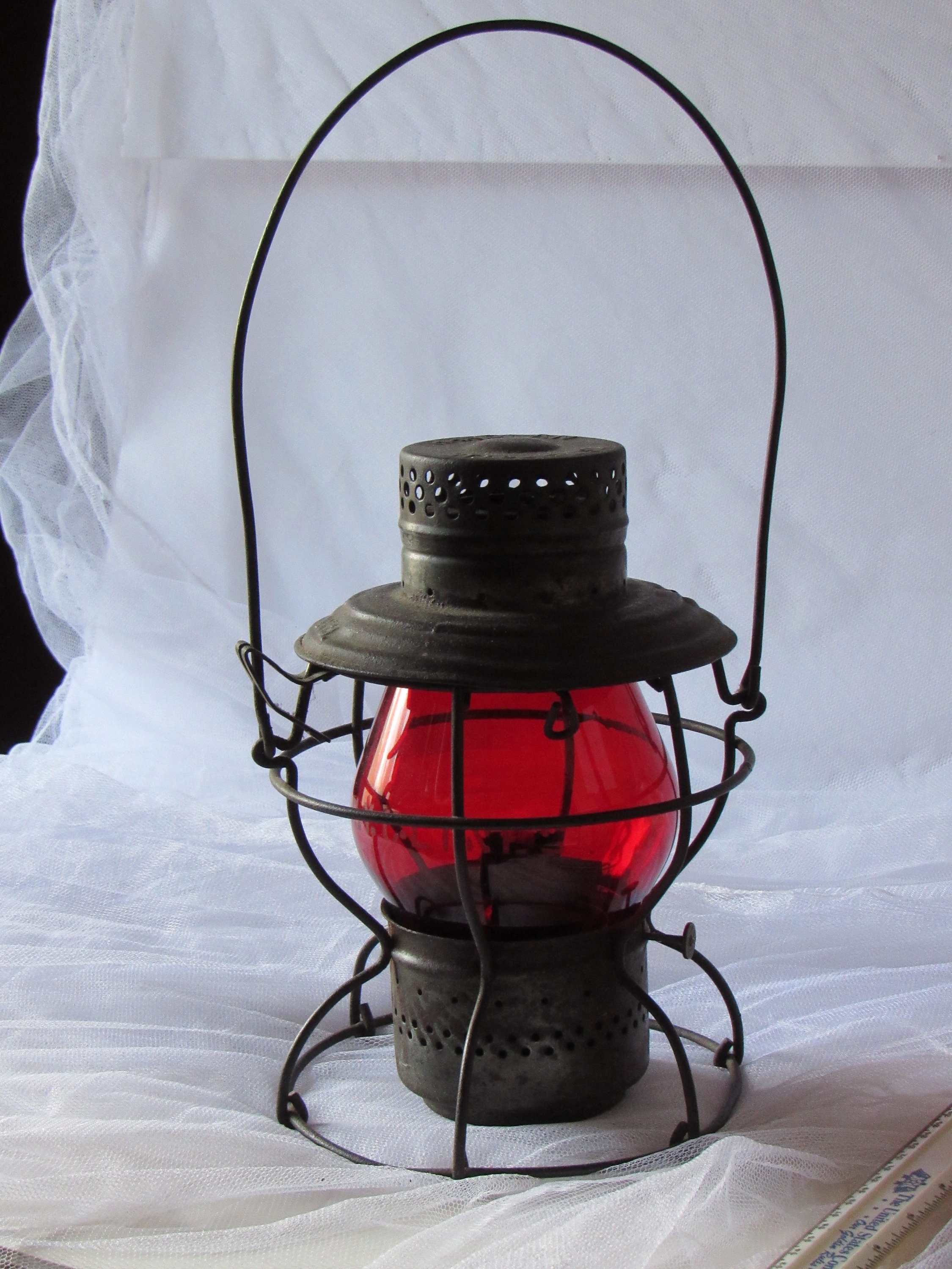Vintage, Railroad Lantern, New York Central Lines, Railway Vintage, Railroad Lantern, New York Central Lines, Railway