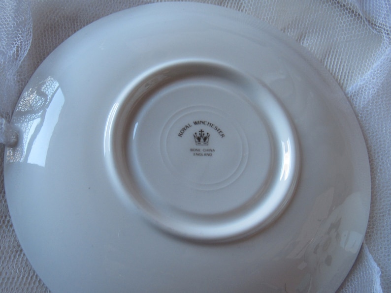 Vintage Royal Winchester Cup and Saucer Bone China Made in Etsy
