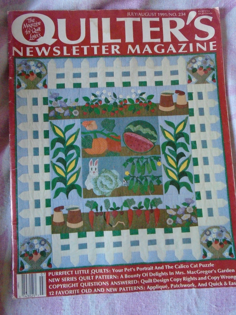 Vintage Lot of 6 Quilt Magazines Quilting Instructions Etsy