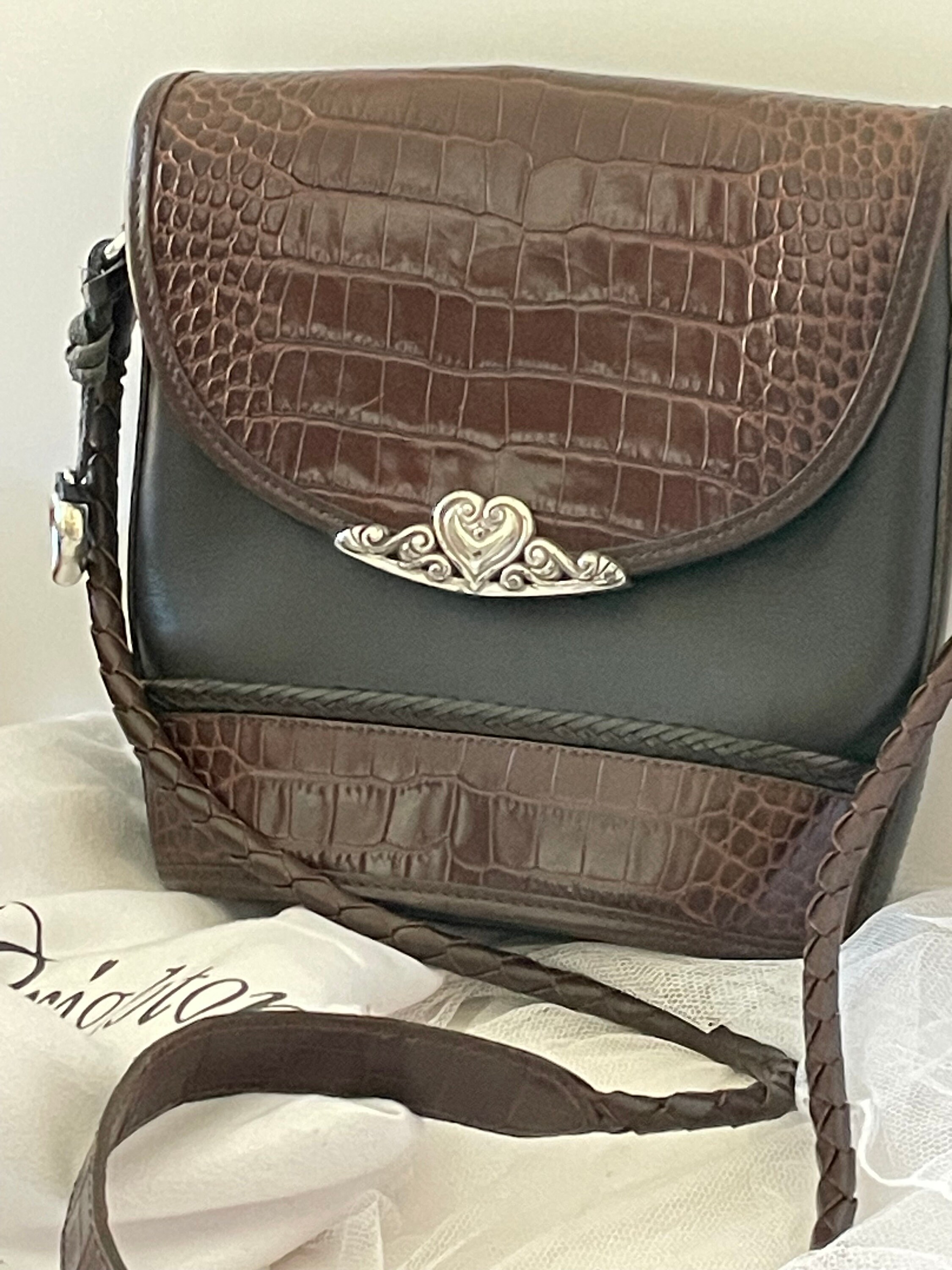 Vintage Leather Handbag Brighton Shoulder/crossbody Bag 1996