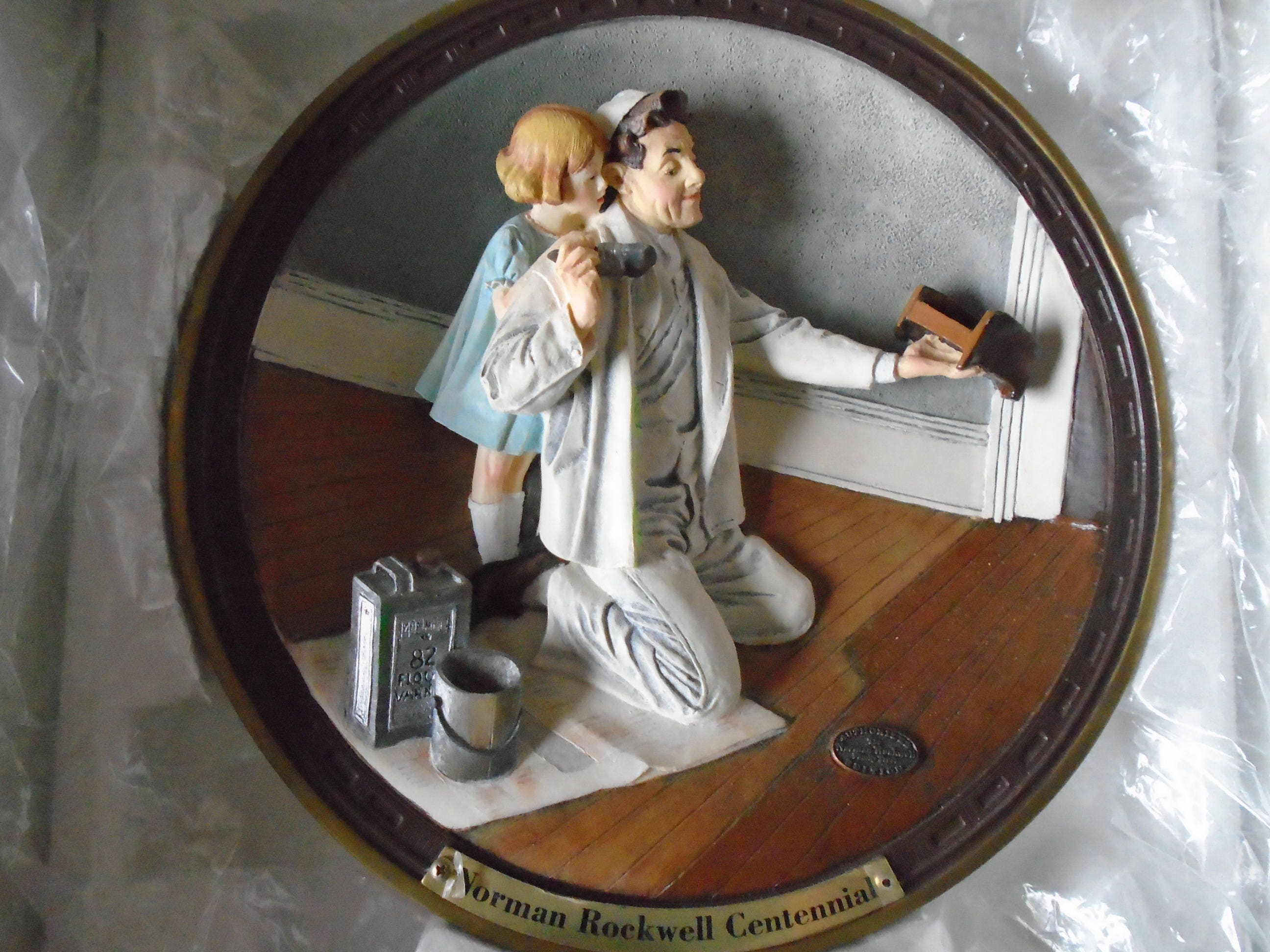 Norman Rockwell Christmas Plate 1993 - Etsy