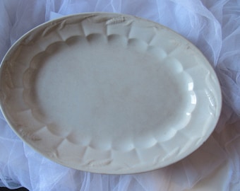 Ironstone Platter Wheat pattern Meakin England (RB) Ironstone Platter Wheat pattern Meakin England (RB)