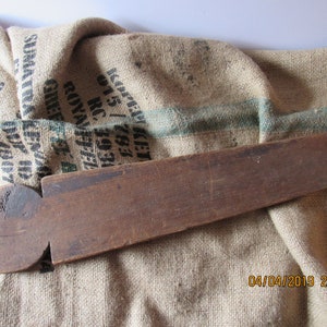 Vintage Hand-made Wood Portable Ironing Board, Sleeve Iron Board, Folk Art,  Primitive, Farmhouse Country Decor 
