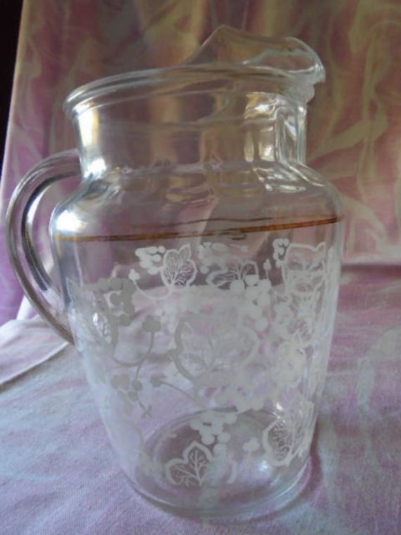 Glass Iced Tea Pitcher