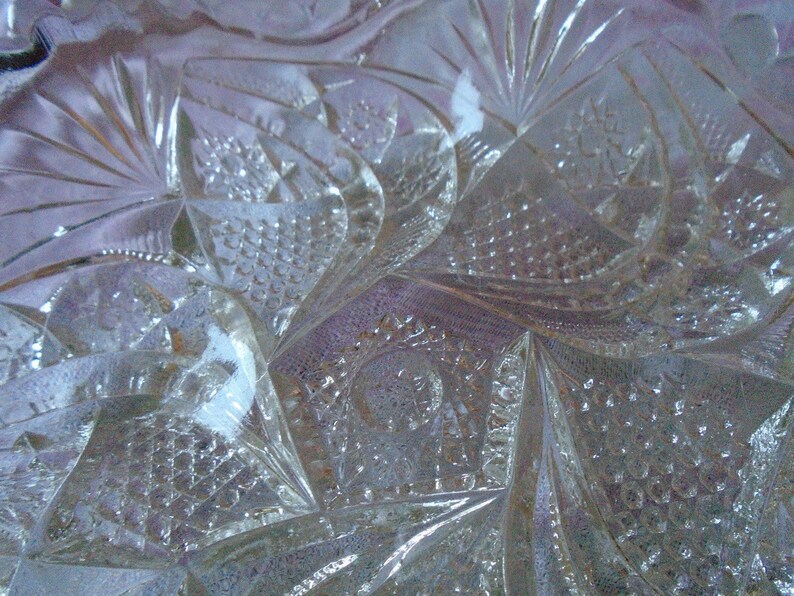 Vintage EAPG Candy Dish Wavy With Small Scalloped Edge 6 & Etsy