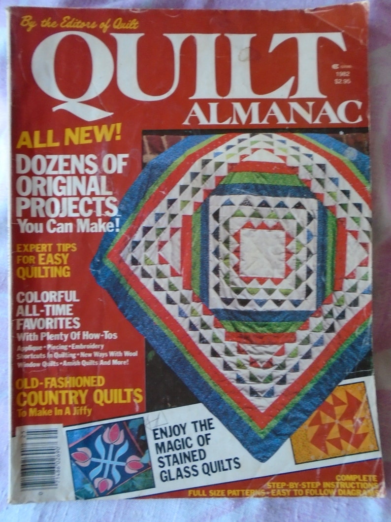 Vintage Lot of 6 Quilt Magazines Quilting Instructions Etsy