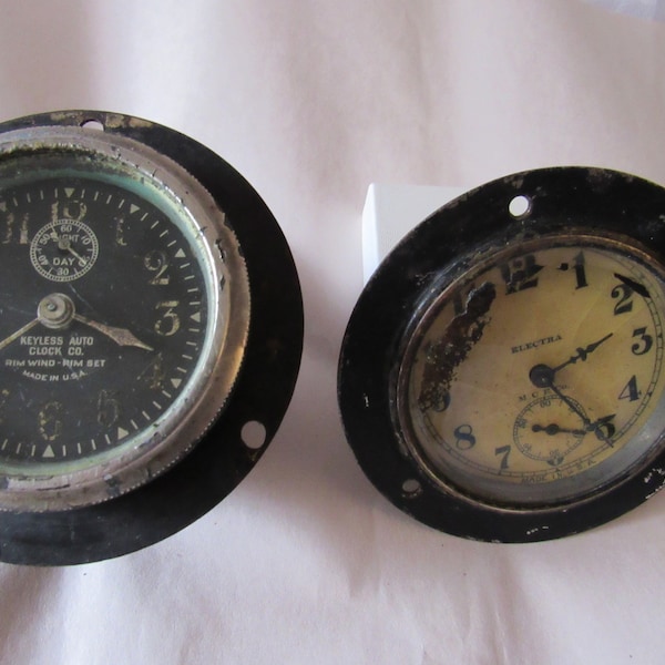 Antique Wind up Clock Etsy