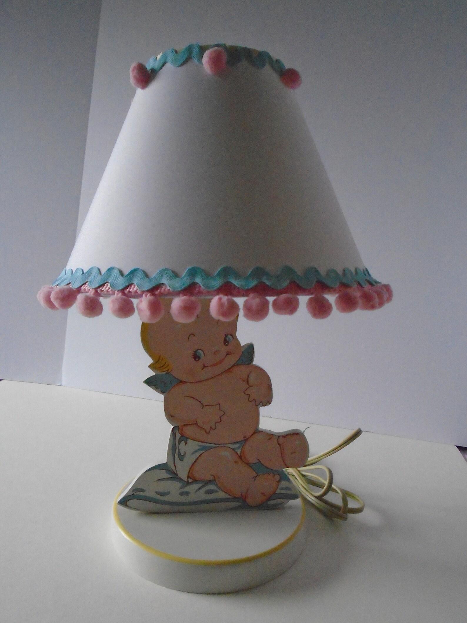 Vintage Kewpie Doll Baby Nursery Lamp Child Lamp Dresser Etsy