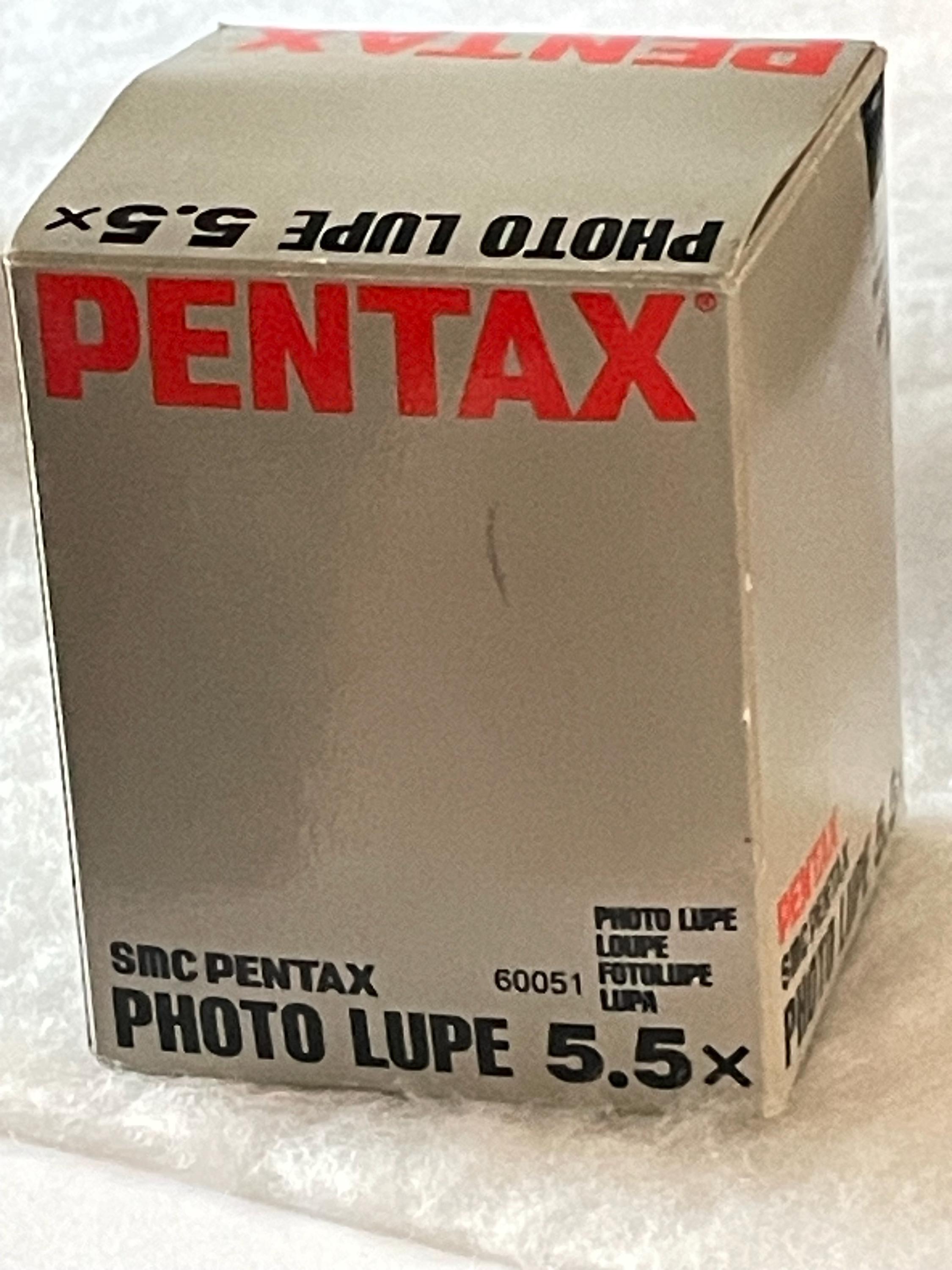 Vintage Pentax 5.5x Photo Lupe Magnifier - Transparency