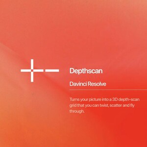 Depthscan — Resolve-effecten voor macOS en Windows
