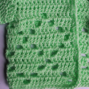Diamond Sweater Crochet Pattern Newborn to Three Months Boy or Girl Pattern zdjęcie 4