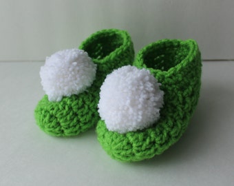 Fairy Slippers - Pom Pom Feet - Toddler / Child / Baby Slipper Socks - Pichous - Toddler Size 7/8