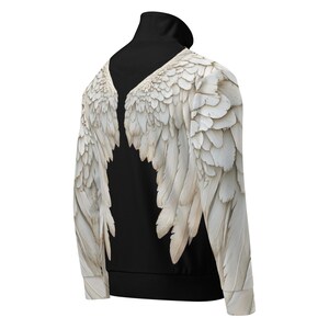 Angel Wings-jas van gerecyclede stof, unisex 3D-trui afbeelding 2