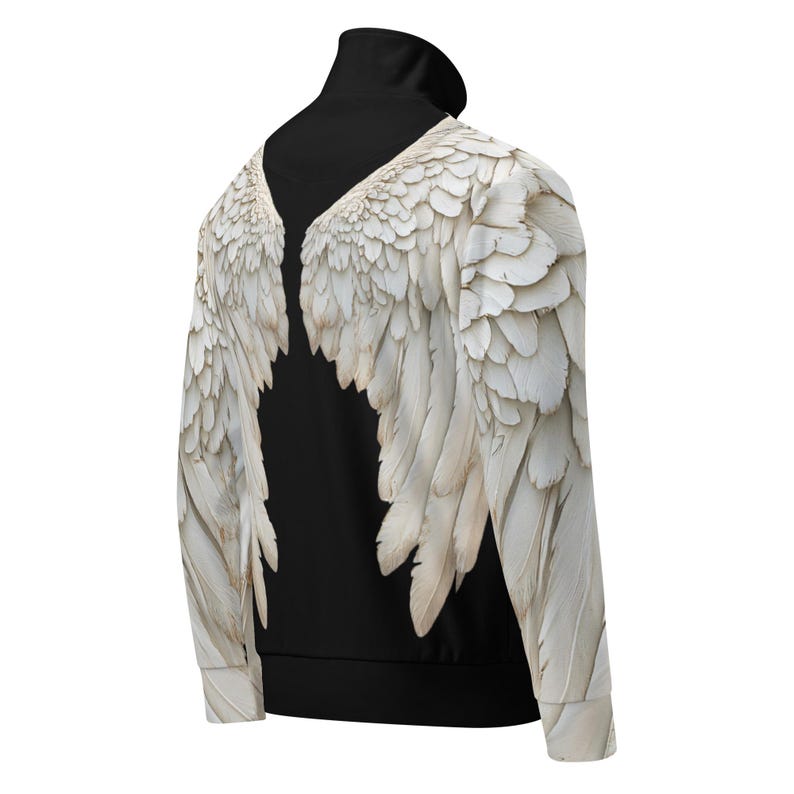 Angel Wings-jas van gerecyclede stof, unisex 3D-trui afbeelding 2