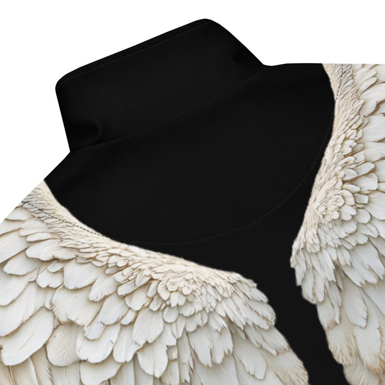 Angel Wings-jas van gerecyclede stof, unisex 3D-trui afbeelding 14