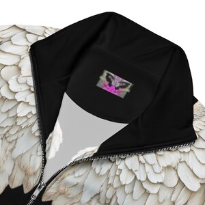 Angel Wings-jas van gerecyclede stof, unisex 3D-trui afbeelding 13